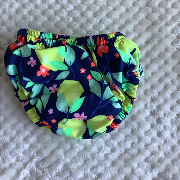 George Lemon Pattern Swim Bottom 0-3 Months 0-3M - Picture 2 of 3